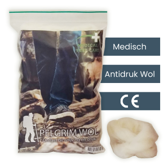 Pelgrim Wol Medische Antidruk Wol - 15g -