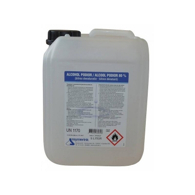 Desinfectie Alcohol 80% - 5 Liter - Desinfecterende Hand Alcohol Vloeistof - Extra Sterk Desinfectie Alcohol 80% - 5 Liter - Desinfecterende Hand Alcohol Vloeistof - Extra Sterk