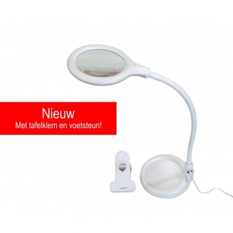 Loeplamp Met Tafelklem en GRATIS Tafelvoet( 30 Leds )